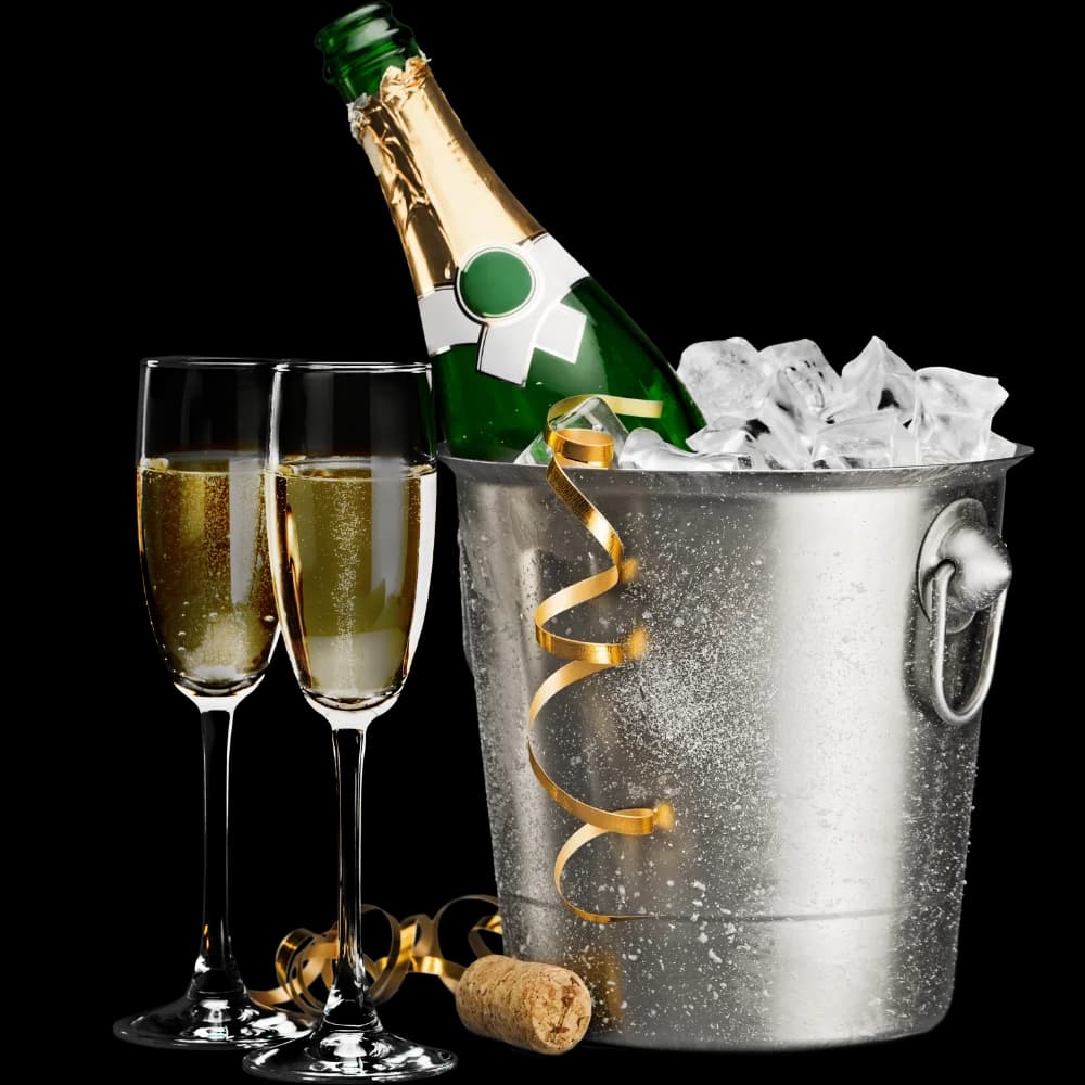 Luxury champagne celebration